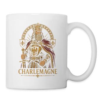 Karl Der Große - Tasse - Weiß - Rechts