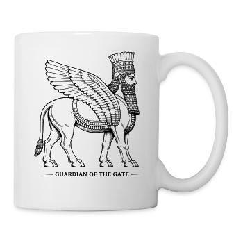 Wächter des Tores - Tasse - Weiß - Rechts