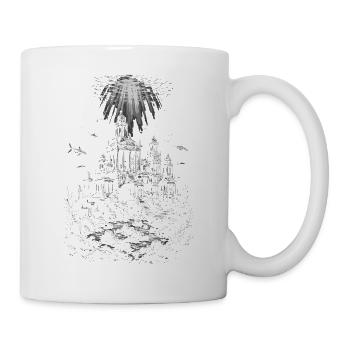 Atlantis versunkener Tempel - Tasse - Weiß - Rechts