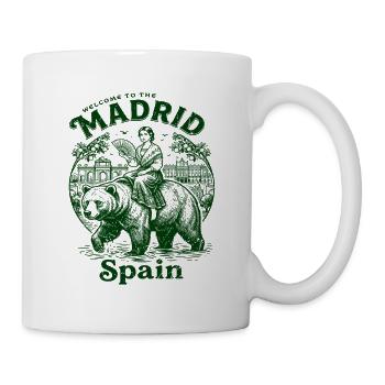 The Welcome To Madrid Spain European City - Tasse - Weiß - Rechts