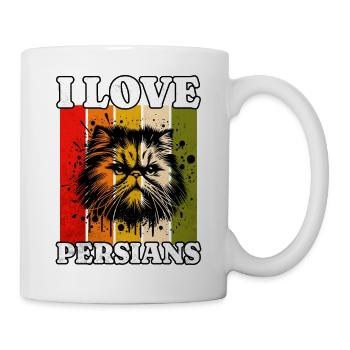 I Love Persian Cat - Tasse - Weiß - Rechts