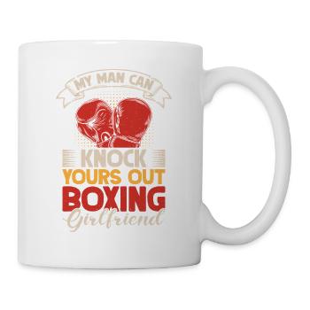 My Man Can Knock Gloves Boxing Gloves - Tasse - Weiß - Rechts