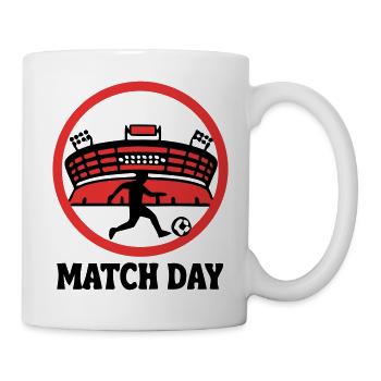 Match Day Stadion Logo - Tasse - Weiß - Rechts