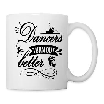  Ballerina Mädchen Balletttänzerin tanzen Ballett - Tasse - Weiß - Rechts