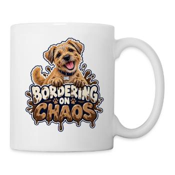 grenzend zum Chaos - Tasse - Weiß - Rechts