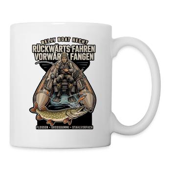 Rückwärtsfahren Vorwärtsfangen - Tasse - Weiß - Rechts