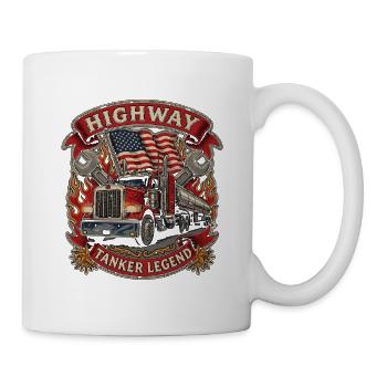 Tank Driver Highway Tanker Legend Transport Expert - Tasse - Weiß - Rechts