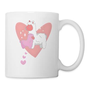 Beste Teyze Tante Türkisch Lama Geschenk Idee - Tasse - Weiß - Rechts