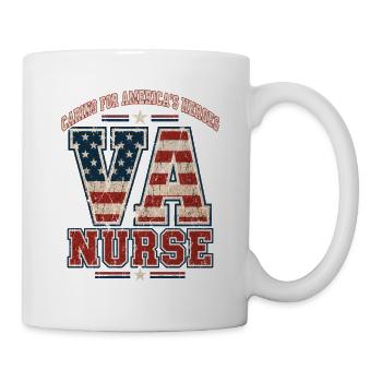 V-A Pflegehelden Patriotisches Design - Tasse - Weiß - Rechts