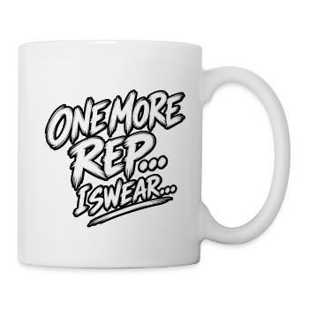 Noch eine Wiederholung – Motivation für das Training - Tasse - Weiß - Rechts