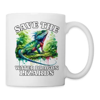 Save Chinesische Wasseragame - Tasse - Weiß - Rechts