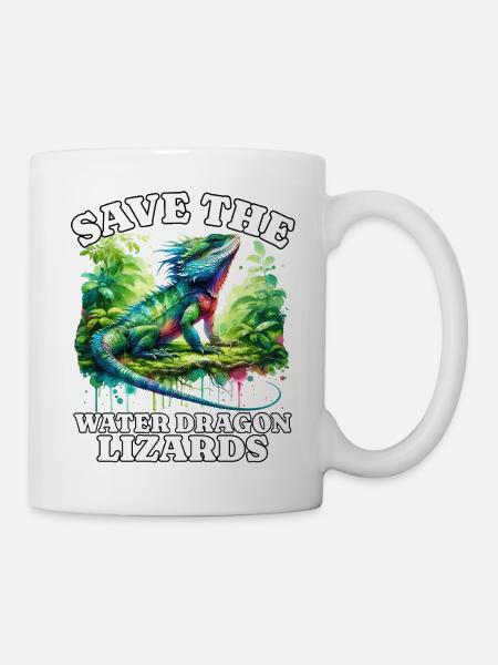 Save Chinesische Wasseragame - Tasse - Weiß