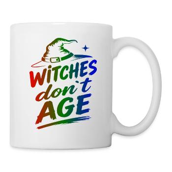 Witches don’t age Halloween Hexen Spruch - Tasse - Weiß - Rechts