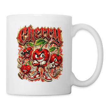 Kirsche - Tasse - Weiß - Rechts