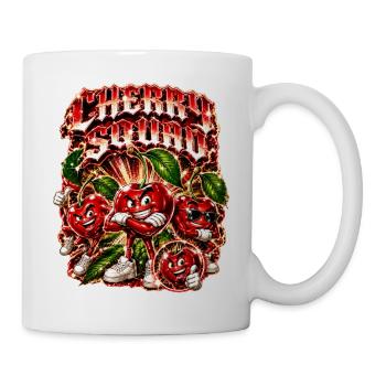 Kirsche - Tasse - Weiß - Rechts