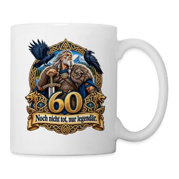 60.Geburtstag - Tasse - Weiß - Rechts