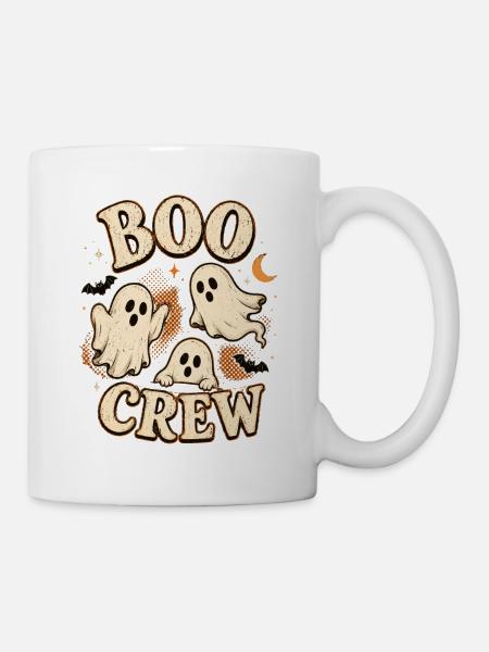 Boo Crew Halloween-Geister - Tasse - Weiß