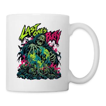 Letzte Zombies Party - Tasse - Weiß - Rechts