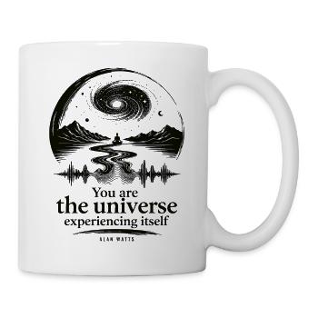 Universum, das sich selbst erlebt - Tasse - Weiß - Rechts