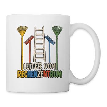 Leiter vom Rechenzentrum funny lustig Gartenliebe  - Tasse - Weiß - Rechts
