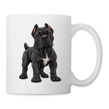 Cane Corso Kawaii Style – Süßer großer Hund - Tasse - Weiß - Rechts