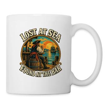 Auf See verloren an der Bar gefunden - Tasse - Weiß - Rechts