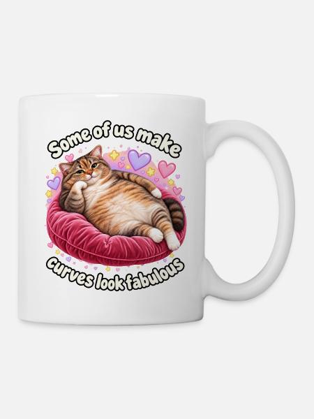 Fabelhafte Kurven - Tasse - Weiß