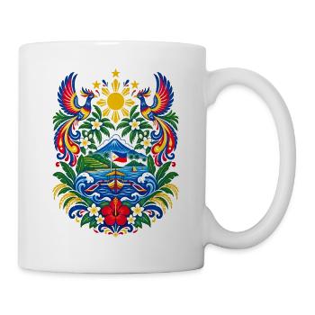 Philippinen | Sonne, Meer & Volkskunst - Tasse - Weiß - Rechts