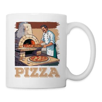 Pizzabäcker Am Steinofen Pizza Bäcker - Tasse - Weiß - Rechts