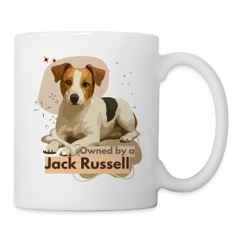 Jack Russell Treue Hundemotiv - Tasse - Weiß - Rechts