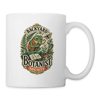 Backyard Botanist Patch - Tasse - Weiß - Rechts