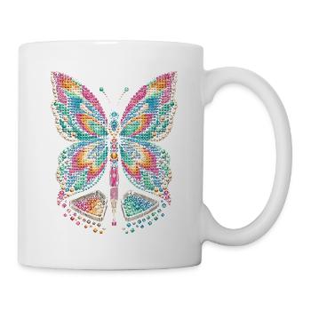 Diamond Painting - Tasse - Weiß - Rechts