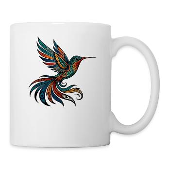 Native American Kolibri Orange - Tasse - Weiß - Rechts