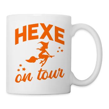 Hexe on Tour - Tasse - Weiß - Rechts