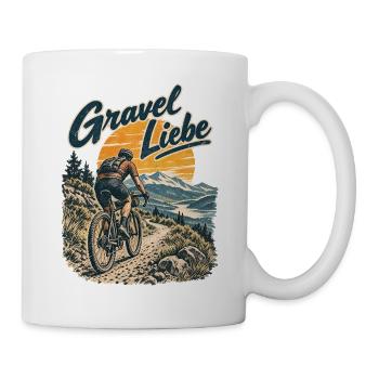 Gravel Liebe Mountainbike Ride - Tasse - Weiß - Rechts