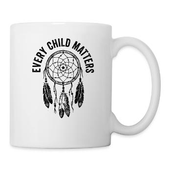 Tag der amerikanischen Ureinwohner Jedes Kind zähl - Tasse - Weiß - Rechts