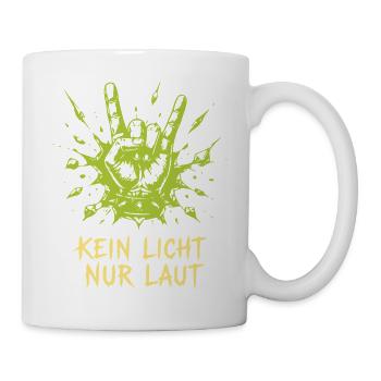 Kein Licht Nur Laut Rock-Graphic - Tasse - Weiß - Rechts