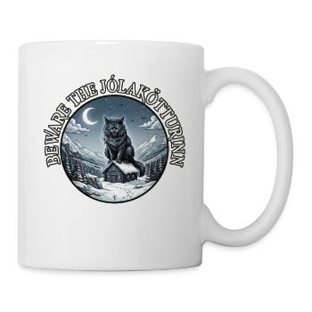 Hüte dich vor der Jolakotturinn Jul-Wintersonnenwende - Tasse - Weiß - Rechts