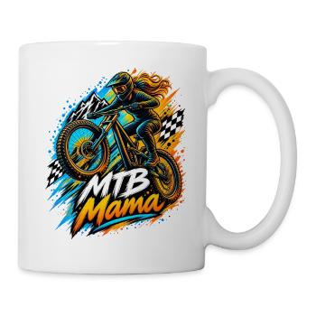 MTB Mania Dirtbike MTB Mama  - Tasse - Weiß - Rechts