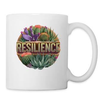  Resilience Kaktus Wüstenpflanzen Stärke - Tasse - Weiß - Rechts