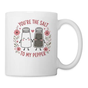  Du Bist Das Salz Zu Meinem Pfeffer Niedliche - Tasse - Weiß - Rechts