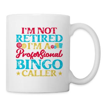 Bingo Game Professional Bingo Caller Bingo - Tasse - Weiß - Rechts