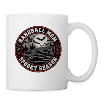 Handball Mom Spooky Season - Tasse - Weiß - Rechts