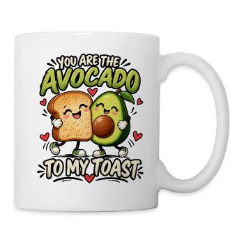 Valentinstag Paare You are the Avocado to my toast - Tasse - Weiß - Rechts