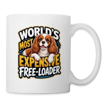 Kavallerier King Charles Spaniel - Tasse - Weiß - Rechts