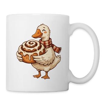 Enten Zimtkringel Cozy - Tasse - Weiß - Rechts