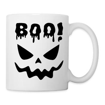 Tropfender Boo Halloween-Kürbis - Tasse - Weiß - Rechts