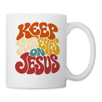 Christlicher Spruch Jesus Glaube - Tasse - Weiß - Rechts