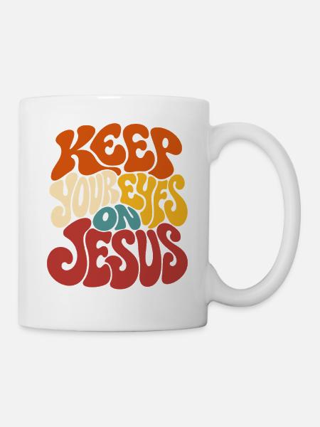 Christlicher Spruch Jesus Glaube - Tasse - Weiß
