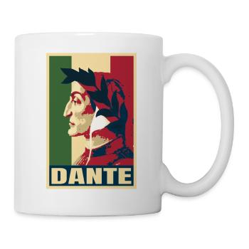 Dante Alighieri Italienischer Dichter Göttliche Komödie - Tasse - Weiß - Rechts